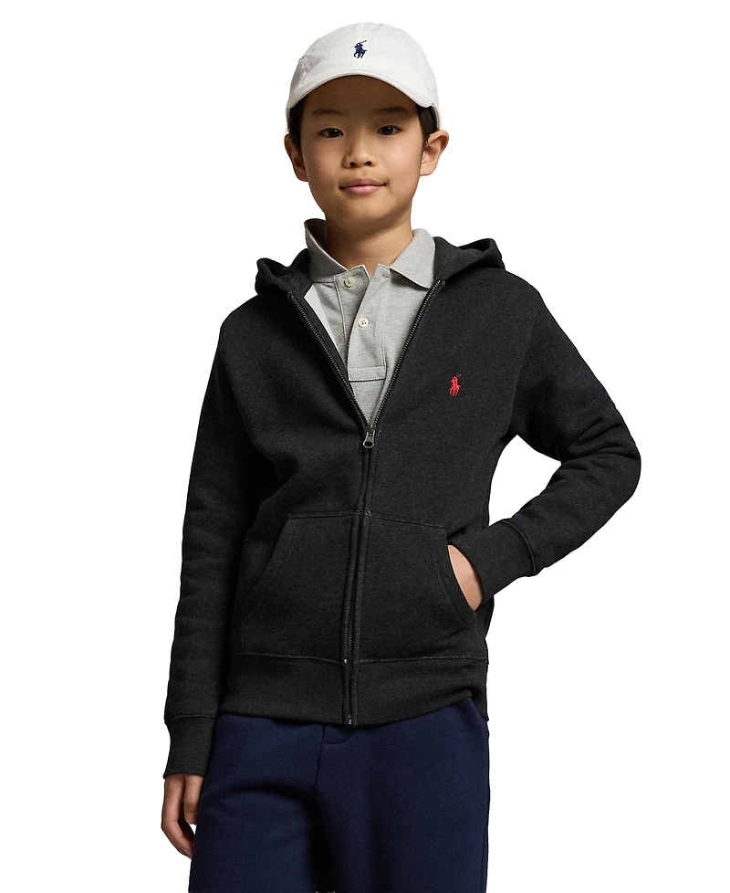 Polo Ralph Lauren Big Boys Cotton Fleece Zip Up Hoodie