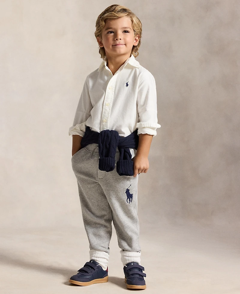 Polo Ralph Lauren Toddler and Little Boys Big Pony Fleece Jogger Pants