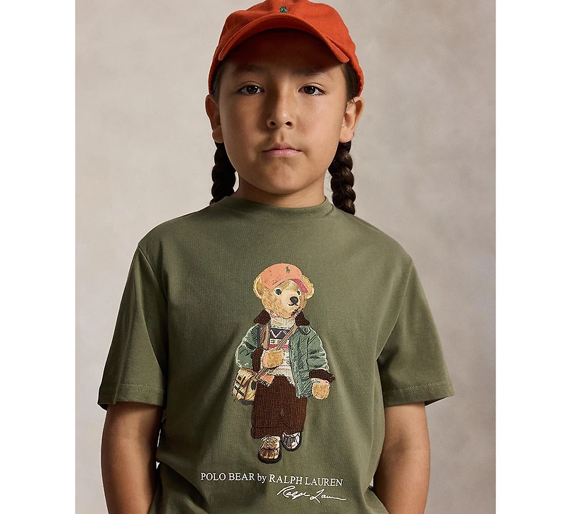 Polo Ralph Lauren Boys' 8-20 Bear Cotton Jersey T-Shirt
