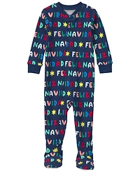 Carter's Baby Boys' and Girls' Feliz Navidad Snug-Fit 2-Way Zip 1-Piece Footed Pajama