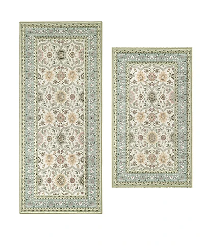 Laura Ashley Lambrook Floral 2-Piece Rug Set