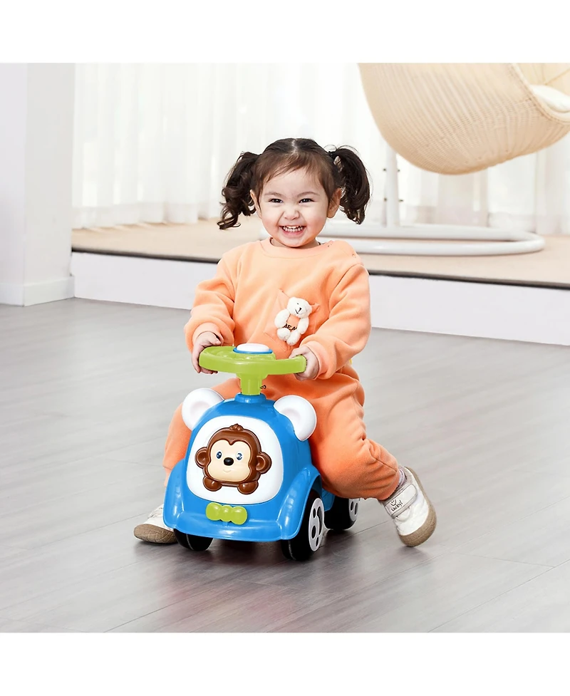 Trimate Push and Ride Racer Anti-Rollover Ride-On, 55 lbs Capacity, Ages 12-24 Months