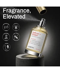 Lovery Plus Saffron + Amber Eau de Parfum Perfume Set - 3.4fl oz Women Perfume Gift Set with Mini Perfume and Free Gift Sample