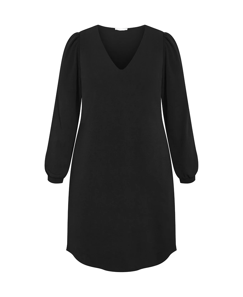City Chic Women's Quiero Long Sleeve Midi Dress