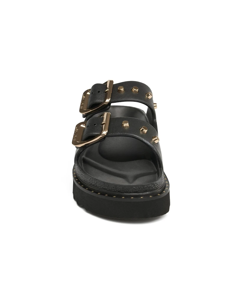 JSlides Women's Makri Buckle Slide Sandal