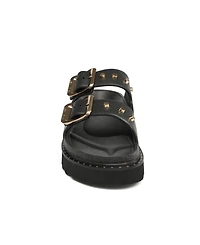 JSlides Women's Makri Buckle Slide Sandal