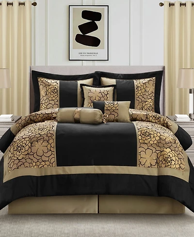 Stratford Park Sibyl Floral 9-Piece Comforter Set