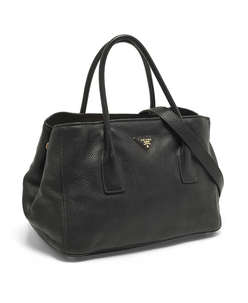 Pre-Owned Prada Women's Vitello Daino Leather Open Tote Bag