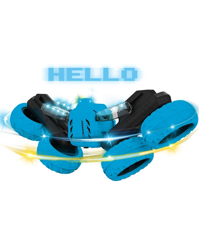 Flipo Acrobat Rechargeable Led Spinning Rc Stunt Car