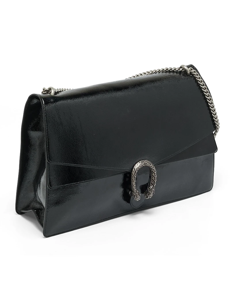 Pre-Owned Gucci Women's Dionysus Large Patent Leather Shoulder Bag