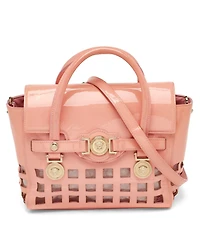 Pre-Owned Versace Women's Medusa Medallion Patent Leather and Pvc Tote