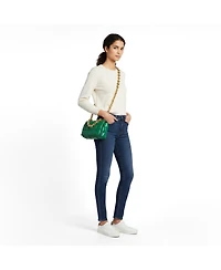 Pre-Owned Bottega Veneta Padded Cassette Leather Chain Shoulder Bag