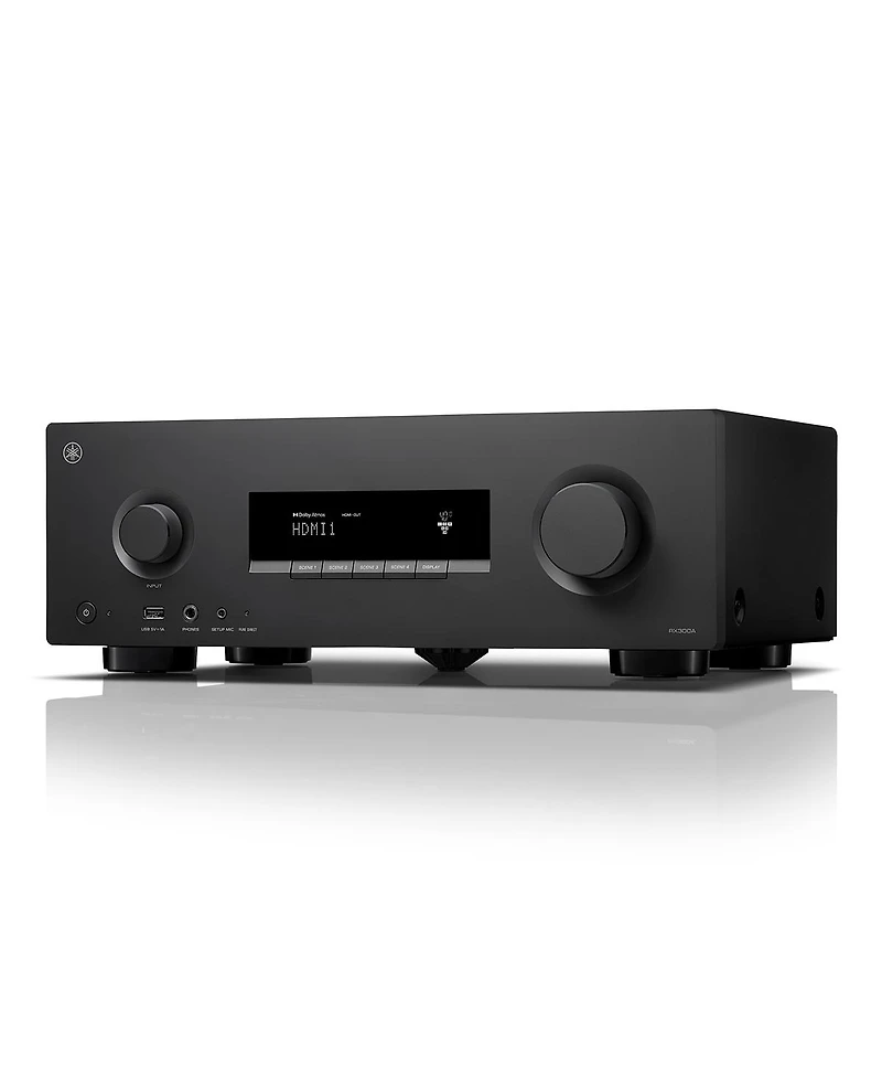 Yamaha RX300A 5.2-Channel Dolby Atmos 8K Av Receiver Bundle