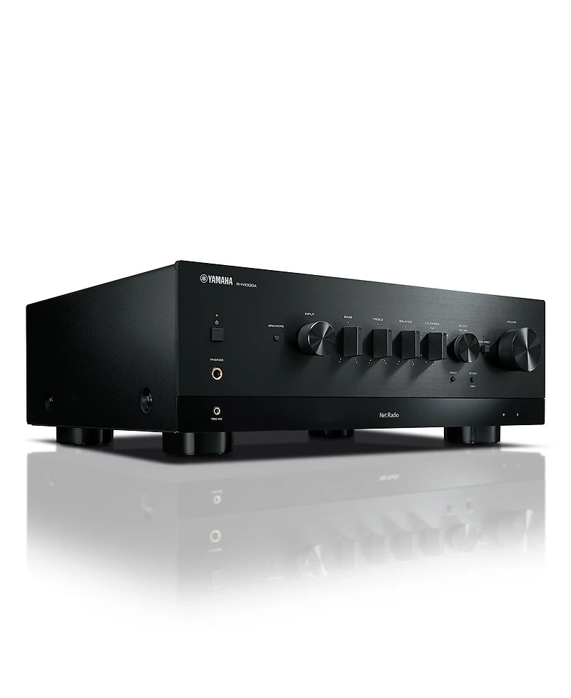 Yamaha R-N1000A Stereo MusicCast Network Receiver Bundle with Hdmi Cable