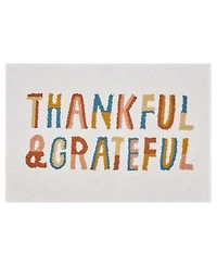 Hallmark Thankful Grateful Microfiber Bath Rug, 20" x 30"