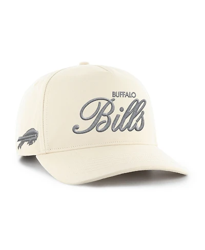 '47 Brand Men's Natural Buffalo Bills Foundational Script Hitch Adjustable Hat
