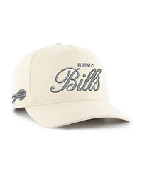 '47 Brand Men's Natural Buffalo Bills Foundational Script Hitch Adjustable Hat