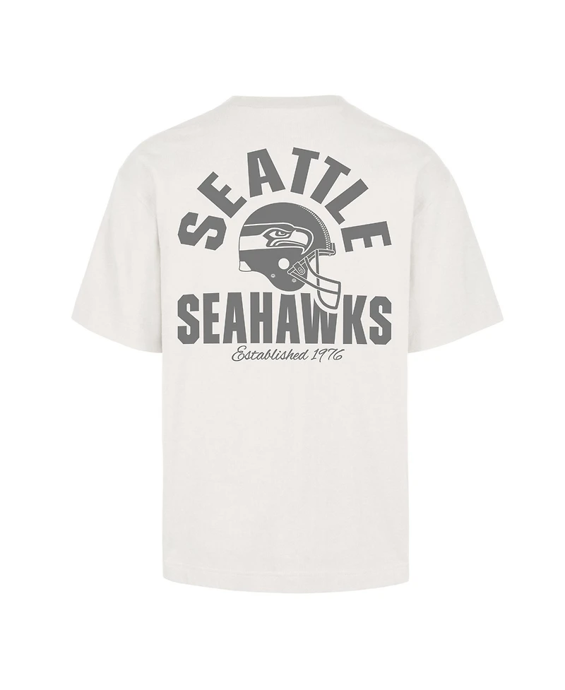 '47 Brand Men's Seattle Seahawks Foundation Heavyweight Cotton Crewneck T-Shirt