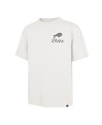 '47 Brand Men's Buffalo Bills Heater Crewneck Heavyweight Cotton T-Shirt