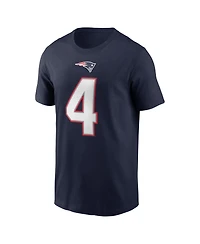 Nike Men's New England Patriots Adam Vinatieri Retired Name & Number 100% Cotton T-Shirt