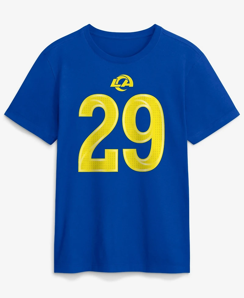 Nike Men's Eric Dickerson Los Angeles Rams Screen-Printed T-Shirt