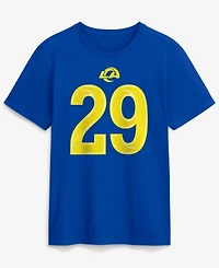 Nike Men's Eric Dickerson Los Angeles Rams Screen-Printed T-Shirt