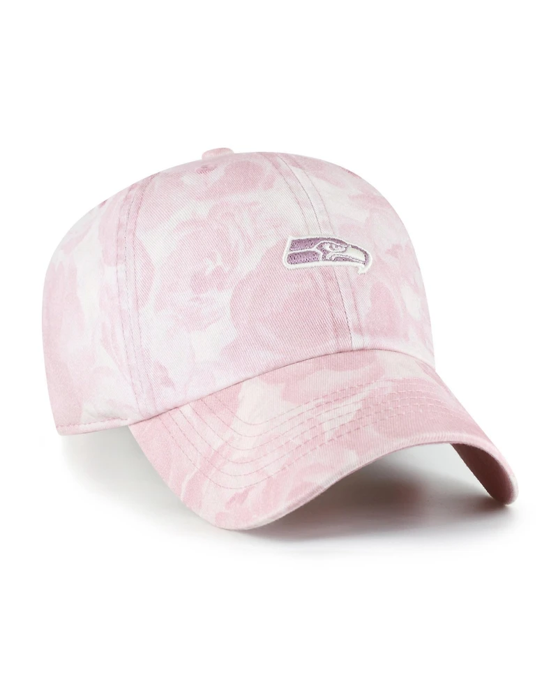 '47 Brand Women's Pink Seattle Seahawks Gardenia Clean Up Adjustable Hat