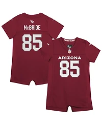 Nike Baby Boys' and Girls' Arizona Cardinals Trey McBride Short-Sleeve Romper Jersey