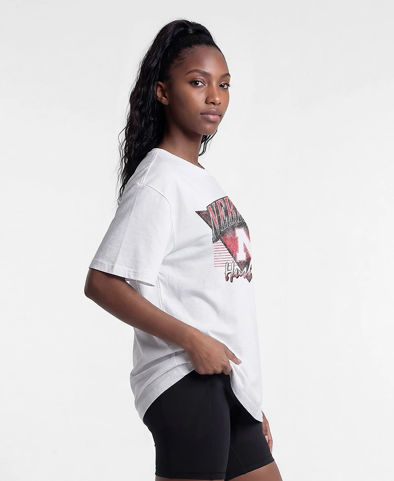 Champion Women's Nebraska Huskers Retro Oversized T-Shirt