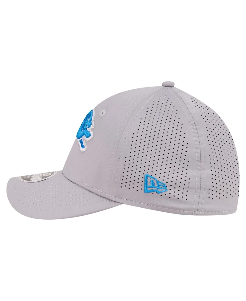 New Era Men's Detroit Lions 39THIRTY M-Crown Stretch-Fit Baseball Cap