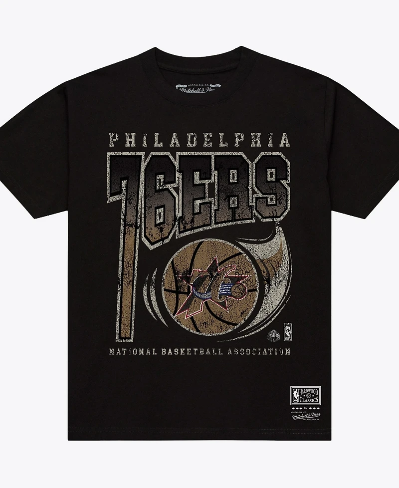 Mitchell & Ness Men's Black Philadelphia 76ers Ball Out T-Shirt