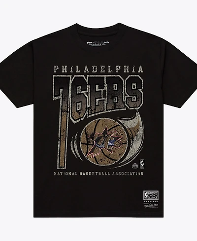 Mitchell & Ness Men's Black Philadelphia 76ers Ball Out T-Shirt