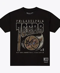 Mitchell & Ness Men's Black Philadelphia 76ers Ball Out T-Shirt