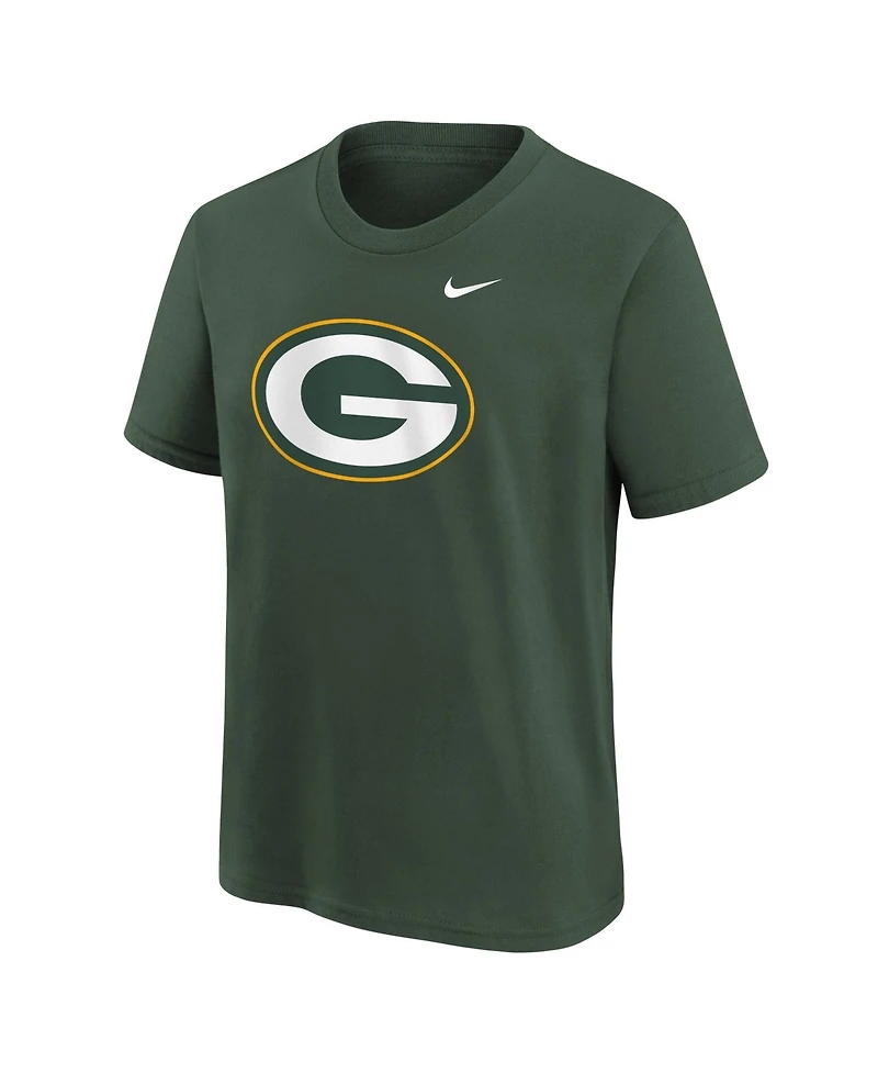 Nike Boys' 4-20 and Girls' 4-16 Green Bay Packers Logo T-Shirt