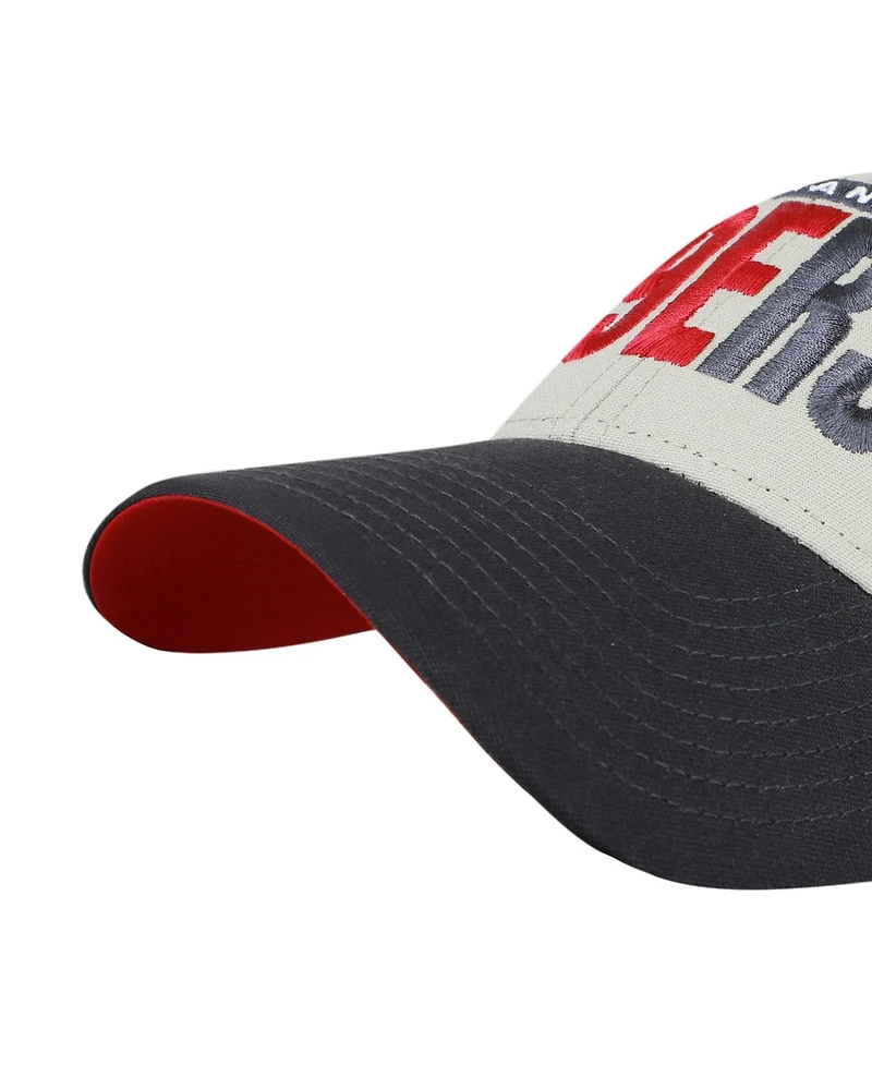 '47 Brand Men's Gray/Black San Francisco 49ers Half Block Text Mvp Adjustable Hat