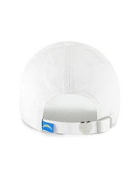 '47 Brand Women's White Los Angeles Chargers Trendy Script Clean Up Adjustable Hat