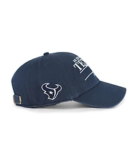 '47 Brand Men's Houston Texans Clean Up Throwback Graphic Adjustable Hat
