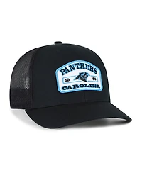 '47 Brand Men's Black Carolina Panthers Roadway Adjustable Trucker Hat
