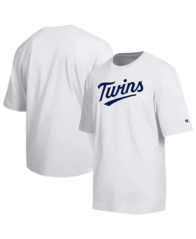 Champion Men's Minnesota Twins All Star Arched Chenille Wordmark Relaxed-Fit T-Shirt
