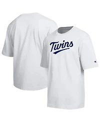 Champion Men's Minnesota Twins All Star Arched Chenille Wordmark Relaxed-Fit T-Shirt