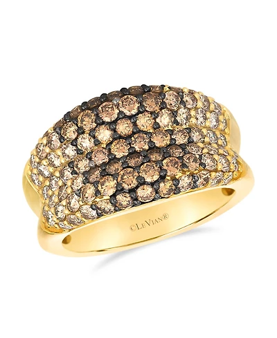 Le Vian Chocolate Diamond (2 ct. t.w.) Ring in 14k Honey Gold