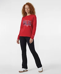 Champion Women's Philadelphia Phillies Long-Sleeve Crewneck T-Shirt