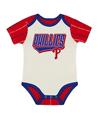 Outerstuff Baby Boys' and Girls' Lead Run Diaper Cover Short-Sleeve Bodysuit Shorts Set
