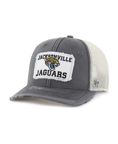 '47 Brand Men's Charcoal Jacksonville Jaguars Egremont Well-Worn Adjustable Trucker Hat