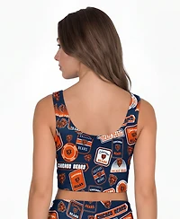 Concepts Sport Chicago Bears Grady Wireless Unlined Scoop Neck Bralette