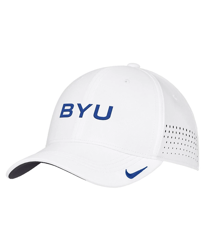 Nike Men's Brigham Young Cougars Byu Sideline Stretch-Fit Structured Baseball Cap