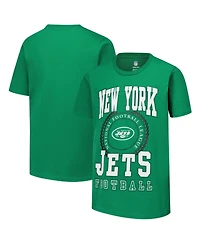 Outerstuff Boys' and Girls' New York Jets Stitched Up Retro Logo T-Shirt
