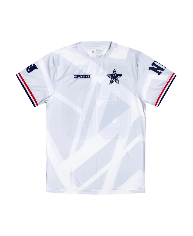 Dallas Cowboys Merchandise Boys' & Girls' 4-16 America's Team Fashion Soccer Top Crewneck Embroidered Applique Graphics T-Shirt