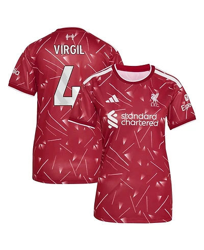 Adidas Women's Virgil van Dijk Red Liverpool 2026/27 Home Replica Jersey