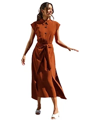 Cupshe Women's V-Neck Sleeveless Maxi Dress